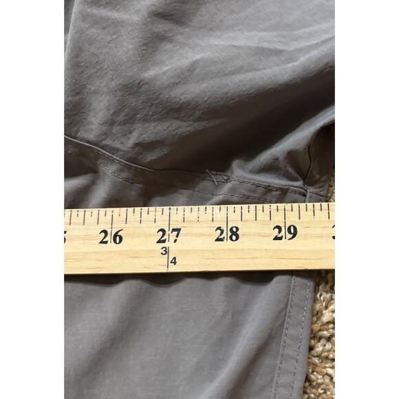 Swiss Tech Shirt Quick Dry Traveler Button Down Long Sleeve Gray Lightweight 3XL - Picture 5 of 8